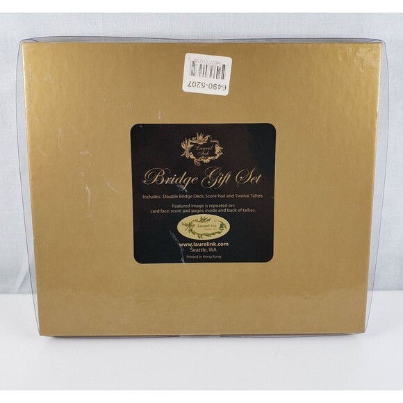 LAUREL LINK Bridge PLAYING CARDS DOUBLE DECK TEE TIME GOLF THEME NEW SEALED - Picture 8 of 16